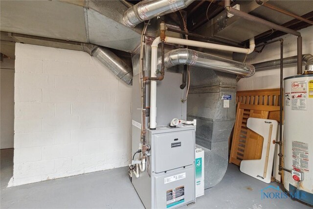 2829 Pembroke Rd, Ottawa Hills, OH 43606 - utility room featuring gas water heater
