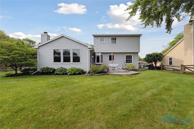 431 Hertford Ct, Maumee, OH 43537 - rear view of property featuring a patio area and a chimney
