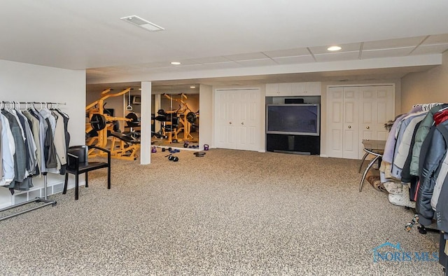 7559 Peachtree Ln, Sylvania, OH 43560 - walk in closet with carpet floors