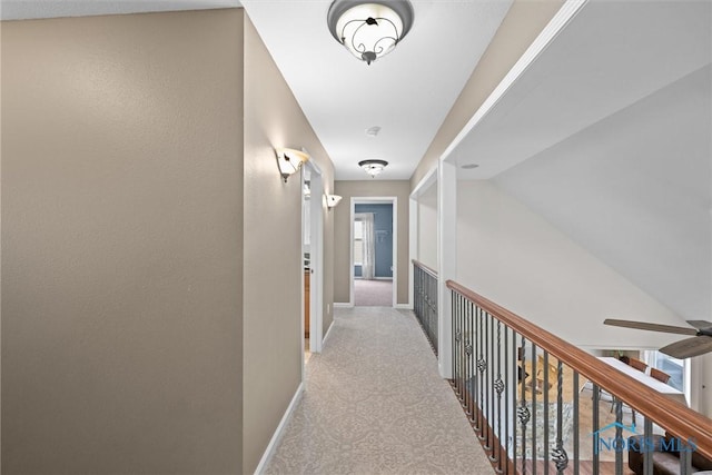 12158 Jefferson St, Perrysburg, OH 43551 - hallway featuring light colored carpet and baseboards