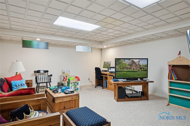 3534 Edgevale Rd, Ottawa Hills, OH 43606 - office featuring carpet floors and baseboards