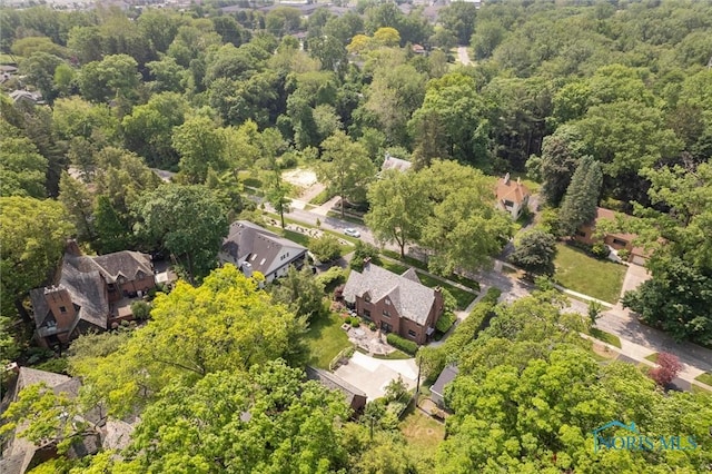 3534 Edgevale Rd, Ottawa Hills, OH 43606 - aerial perspective of suburban area with a heavily wooded area