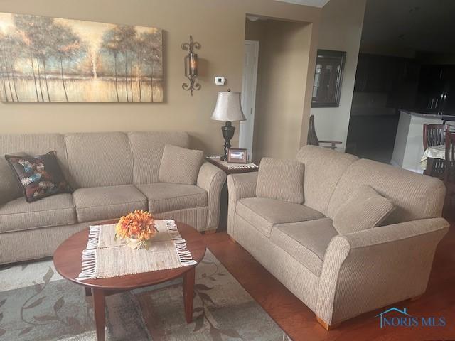 15337 S Watermark Dr Unit 15337, Findlay, OH 45840 - living area with wood finished floors