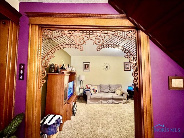 118 N Maple St, Hicksville, OH 43526 - living room featuring carpet floors