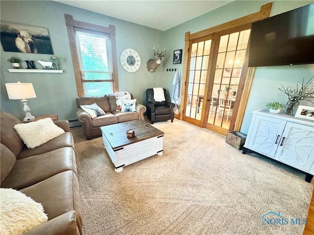 1520 S Clinton St, Defiance, OH 43512 - living room with french doors