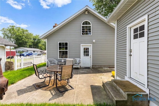 254 N Worthy St, Marblehead, OH 43440 - view of patio / terrace featuring outdoor dining space
