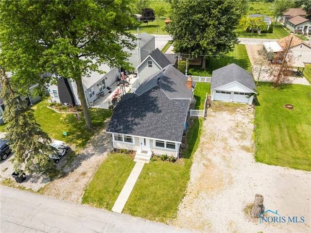 254 N Worthy St, Marblehead, OH 43440 - aerial view of residential area
