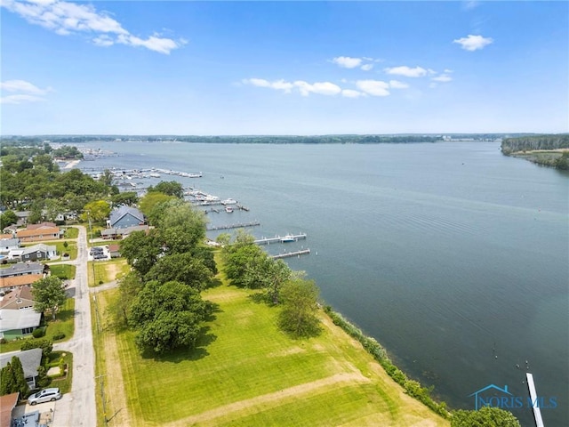 254 N Worthy St, Marblehead, OH 43440 - drone / aerial view of a large body of water