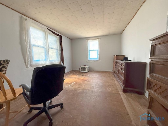 232 N Findlay Pike, Portage, OH 43451 - office area with unfinished concrete flooring