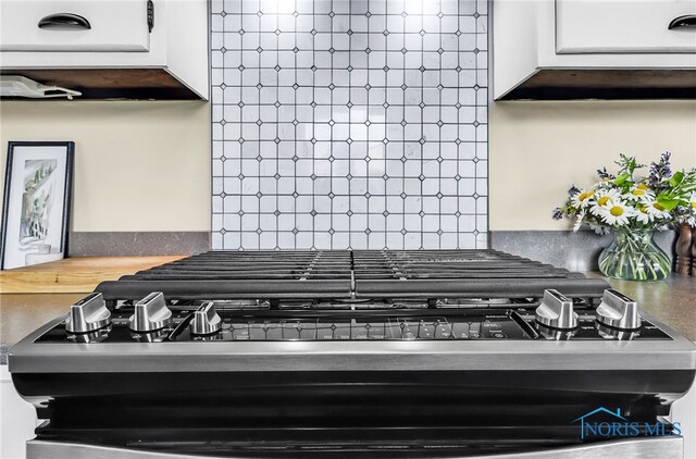 826 Touraine Ave, Bowling Green, OH 43402 - kitchen view of tasteful backsplash and white cabinets