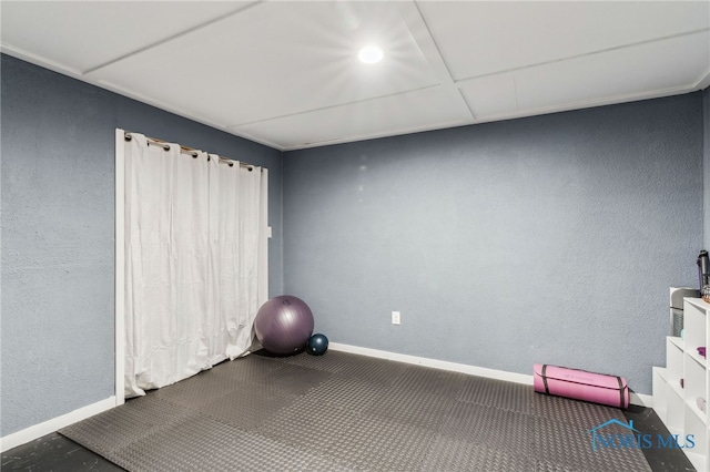 1209 Apache Dr, Wauseon, OH 43567 - exercise room with baseboards