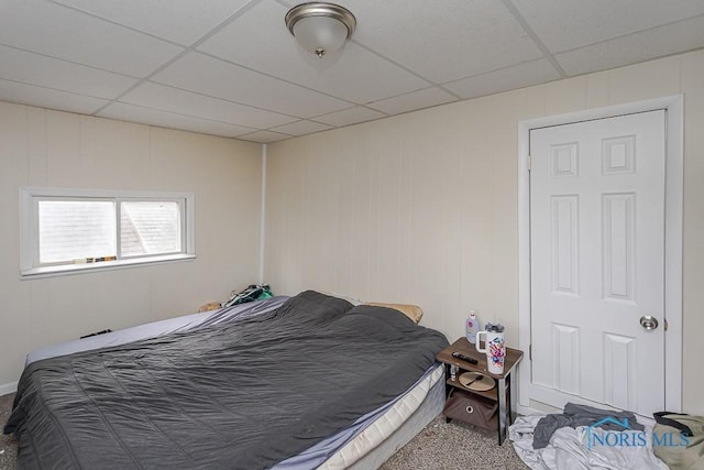 635 Plymouth St, Toledo, OH 43605 - carpeted bedroom with a paneled ceiling