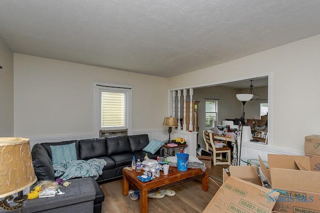 230 Heffner St, Toledo, OH 43605 - living area with wood finished floors, plenty of natural light, and wainscoting