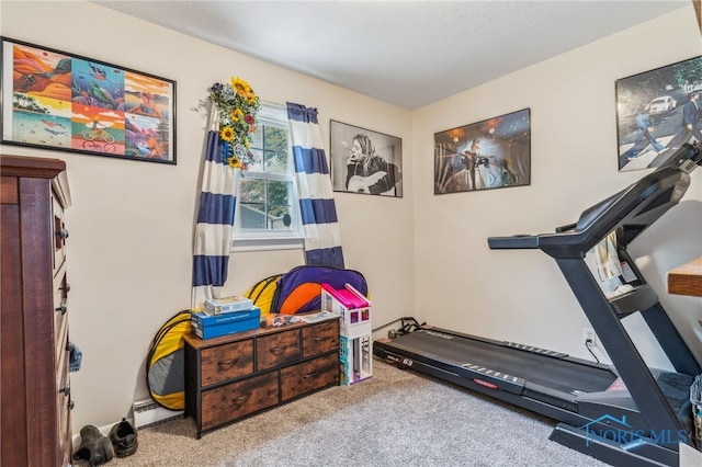 8399 W State Route 12, Fostoria, OH 44830 - exercise room featuring carpet