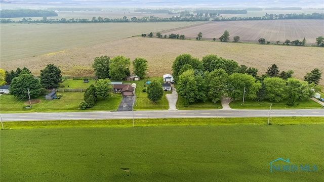 8399 W State Route 12, Fostoria, OH 44830 - overview of rural landscape with rows of crops