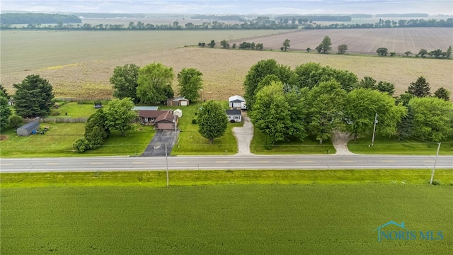 8399 W State Route 12, Fostoria, OH 44830 - aerial view of sparsely populated area with large plots for crops