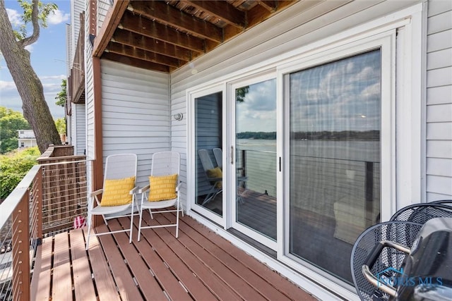 2543 Broadway St Unit 2543, Toledo, OH 43609 - deck with a water view