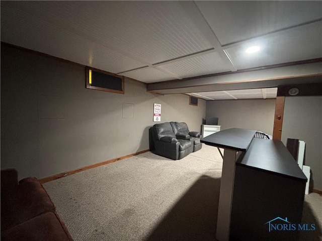 803 W Holland St, Archbold, OH 43502 - finished basement featuring carpet flooring and baseboards