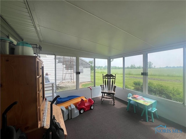 2546 State Route 66, Cloverdale, OH 45827 - sunroom / solarium with lofted ceiling and a rural view