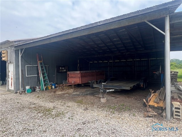 2546 State Route 66, Cloverdale, OH 45827 - view of parking with a pole building