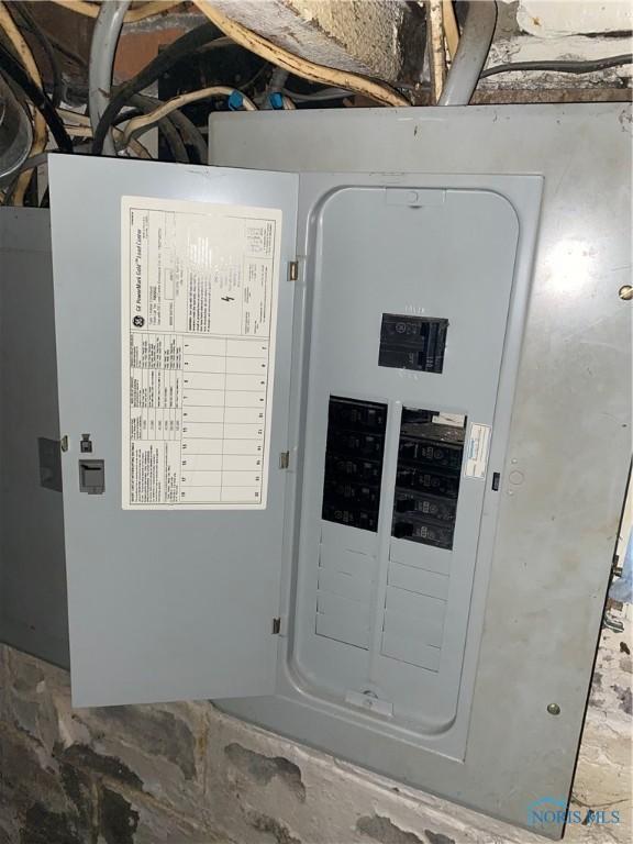 232 N Franklin St, Wauseon, OH 43567 - utility room with electric panel