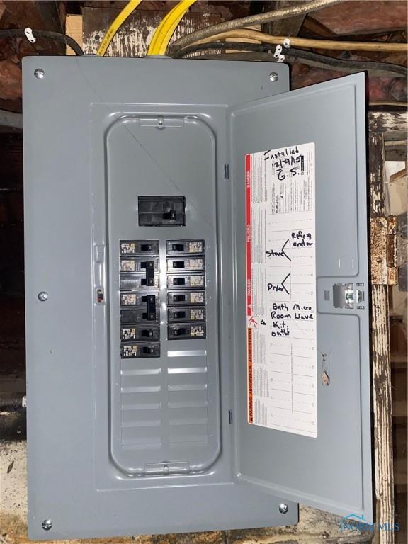 238 N Franklin St, Wauseon, OH 43567 - utility room with electric panel