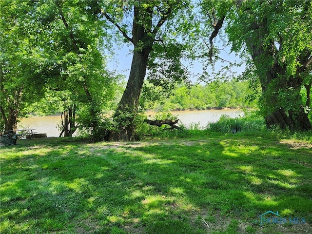 336 Holgate Ave, Defiance, OH 43512 - view of grassy yard with a water view