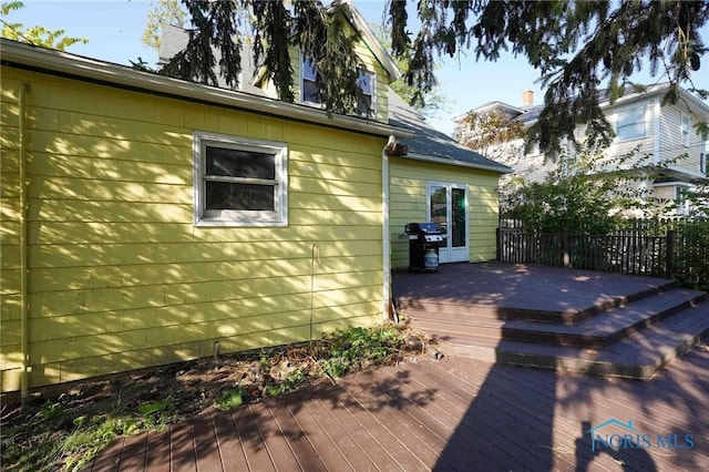 117 3rd St, Findlay, OH 45840 - deck featuring grilling area