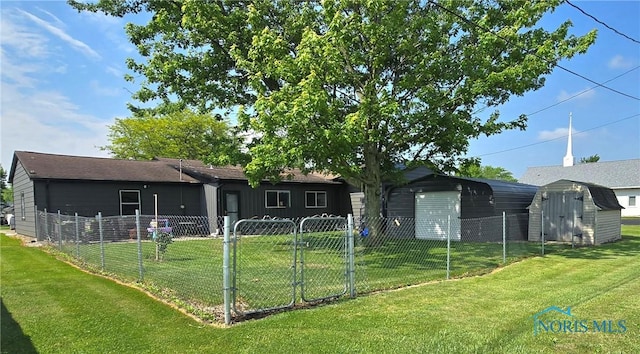 1154 Lagrange St, Napoleon, OH 43545 - back of property featuring board and batten siding