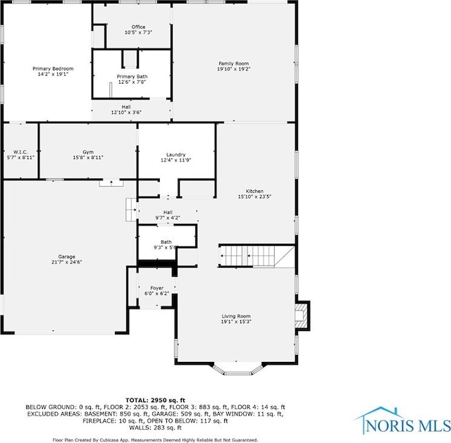 6564 Blossman Rd, Toledo, OH 43617 - view of home floor plan