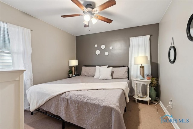 3643 Kershaw Ave, Toledo, OH 43613 - carpeted bedroom with a ceiling fan and baseboards