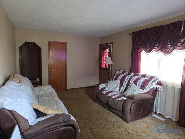 1649 N Perry St, Ottawa, OH 45875 - living area with carpet floors