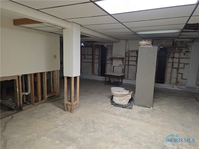 1649 N Perry St, Ottawa, OH 45875 - view of unfinished below grade area