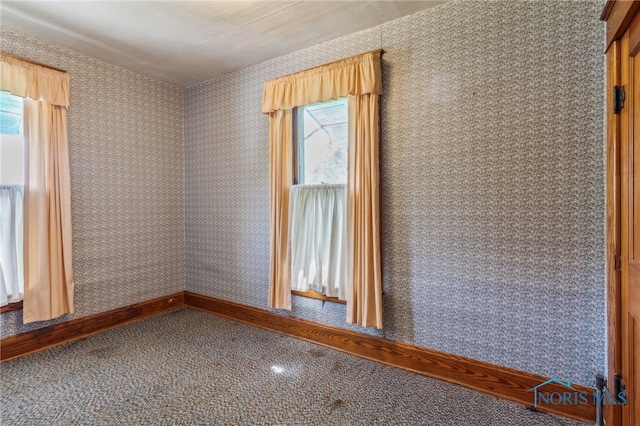 228 E Hale St, Ridgeway, OH 43345 - carpeted empty room with baseboards