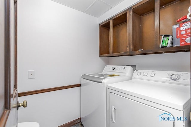 716 Maple St, Perrysburg, OH 43551 - laundry room with independent washer and dryer and cabinet space