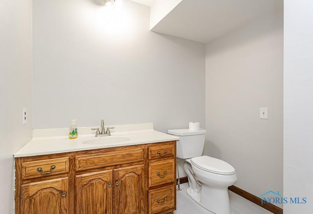 716 Maple St, Perrysburg, OH 43551 - bathroom with vanity and tile patterned floors