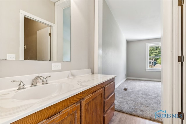 304 Wise St, Forest, OH 45843 - bathroom featuring vanity and baseboards