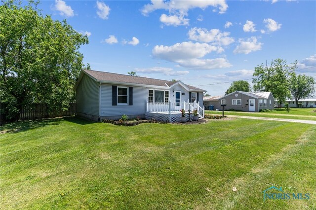 304 Wise St, Forest, OH 45843 - view of front of house with crawl space and a deck