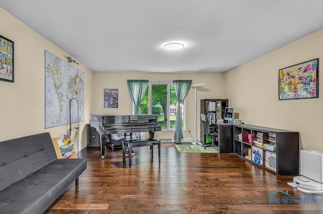 2709 Derby Rd, Ottawa Hills, OH 43615 - office featuring wood finished floors and baseboards