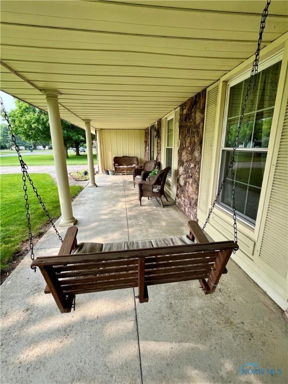 6312 Meadowlark Ln, Payne, OH 45880 - view of patio with outdoor lounge area