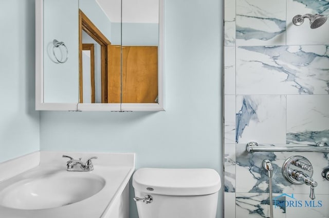 5022 Stengel Ave, Toledo, OH 43614 - bathroom featuring vanity and a shower