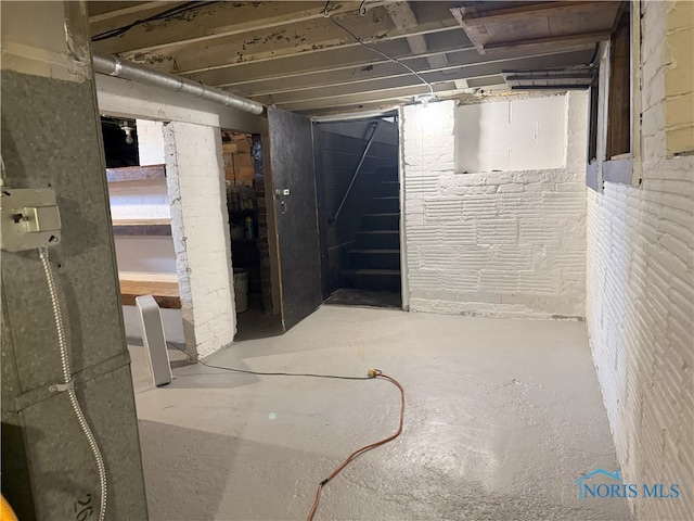 831 Butler St, Toledo, OH 43605 - view of unfinished below grade area