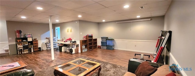 149 Carlee Ln, Findlay, OH 45840 - living room with wood finished floors and recessed lighting