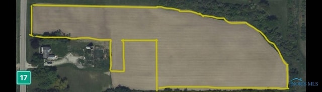 11820 County Road 17, West Unity, OH 43570 - map / location featuring property boundaries highlighted