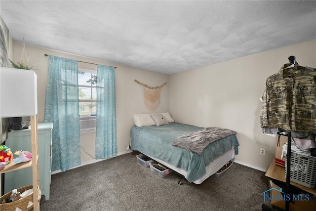 4252 Foxchapel Rd, Toledo, OH 43607 - carpeted bedroom with baseboards and cooling unit