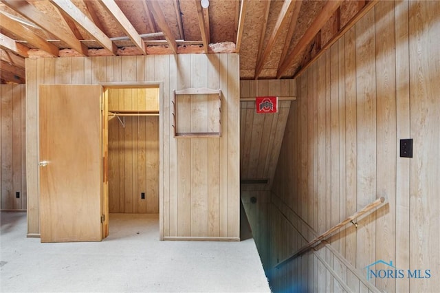 17715 Mitchell Rd, Bowling Green, OH 43402 - interior space featuring wood walls