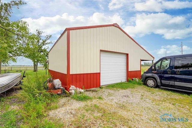 12044 W Duff Washa Rd, Oak Harbor, OH 43449 - detached garage featuring driveway