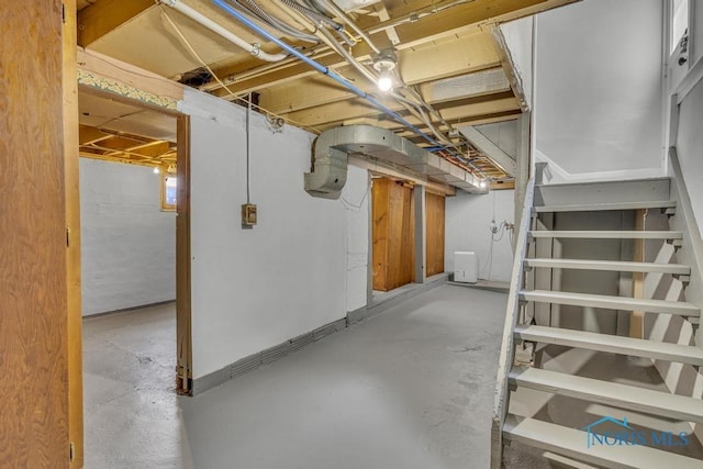 826 4th St, Toledo, OH 43605 - view of unfinished below grade area