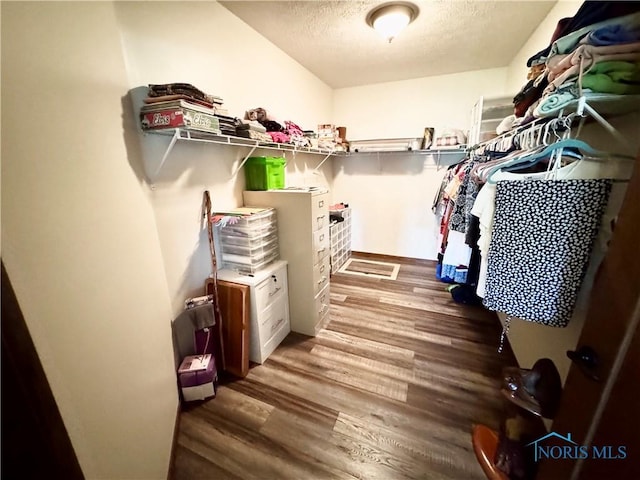 1462 Lee Ann Ave, Defiance, OH 43512 - walk in closet featuring wood finished floors