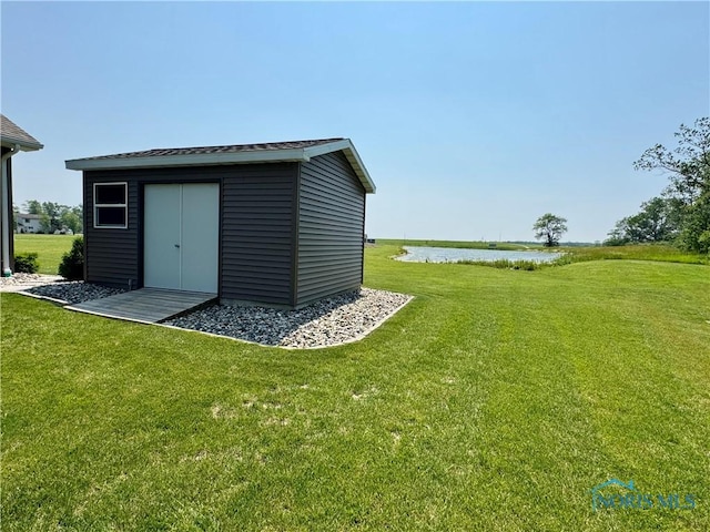 1462 Lee Ann Ave, Defiance, OH 43512 - view of shed with a water view